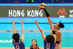 This is a photo of Women Volleyball Nations League - Hong Kong